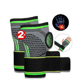 Kit 2 Munhequeiras De Punho Tendinite Órtese Alta Compressão