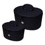 Kit 2 Necessaires Frasqueiras Para Viagem Mala De Mão Esmalt