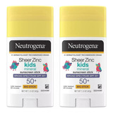 Kit 2 Neutrogena Sheer Zinc Kids