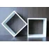 Kit 2 Nichos 30x30x10 Mdf Branco Quarto Sala Banheiro 