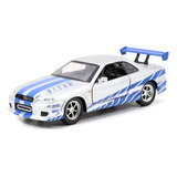Kit 2 Nissan Skyline R34 Brian Velozes E Furiosos Jada 1 32