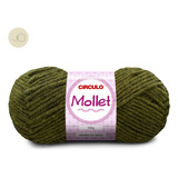 Kit 2 Novelos Lã Mollet 100g - Círculo Para Croche Trico