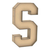 Kit 2 Numero Letra Caixa Mdf 3d Altura 1 Mt Decoração Festa