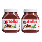 Kit 2 Nutella Gigante 650g creme Avelã Ferrero 