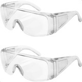 Kit 2 Óculos De Proteção Incolor Sobrepor Óculos De Grau Epi