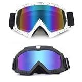 Kit 2 Óculos Motocross Espelhado Snowboard Kitesurf Jet Ski