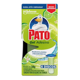 Kit 2 Odorizador Pato Adesivo Refil 6 Discos Citrus