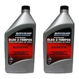 Kit 2 Óleo 2 Tempos Quicksilver Premium Tc w3 1 Litro