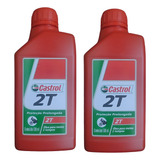 Kit 2 Oleo Castrol 500ml Para Motores 2 Tempos Motos