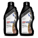 Kit 2 Óleo De Cambio Diferencial Gt Oil Sae 75w90 gl5 semi
