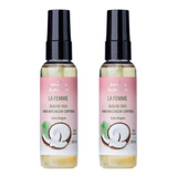 Kit 2 Óleo De Coco Extra Para Massagem Corporal Femme 60ml