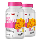 Kit 2 Óleo De Prímula 1000mg Clinicmais 60 Cápsulas Sabor Natural