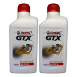Kit 2 Óleo Lubrificante Castrol 20w50 Gtx Antiborra Api Sl