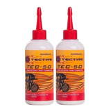 Kit 2 Óleo Lubrificante Tectire Tec 50 Bio Cera Bike 120ml
