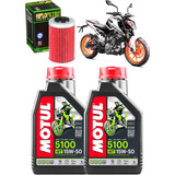 Kit 2 Oleo Motul 5100 15w50 Filtro Hf155 Ktm Duke 250 12 20