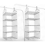 Kit 2 Organizador Guarda Roupa Suspenso Dobravel Malas