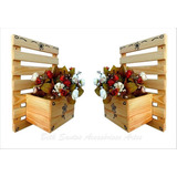 Kit 2 Painel Floreira De Jardim Ou Horta Vertical 45 X 30 Cm