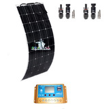 Kit 2 Painel Solar Flexível 100w