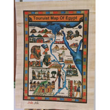 Kit 2 Papiro Tela Quadro Egito Antigo Escolha Desenh 29x40cm