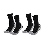 KIT 2 Par De Meia Esportiva Cano Longo Com Anti Derrapante Unissex Tamanho Ajustável Profissional Ciclismo Corrida Treino Academia Triátlon Em Nylon E Poliéster LINHA PREMIUM DUPIN