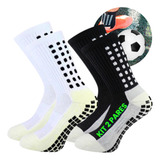 Kit 2 Par Meia Antiderrapante Futebol Treino Pro Esportiva