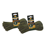 Kit 2 Paracord 550 Corda 10m Guepardo 7 Filamentos Até 250kg