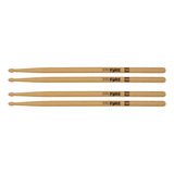 Kit 2 Pares Baqueta Pro Fire Spanking 5b Ponta De Madeira