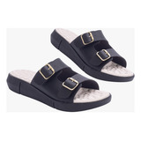 Kit 2 Pares Chinelo Ortopédico Birk Fivela Macio Massageador