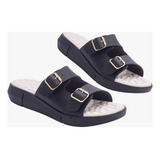 Kit 2 Pares Chinelo Ortopédico Birk Fivela Macio Massageador