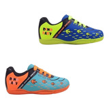 Kit 2 Pares Chuteira Tenis Futsal Bebe Dino Baby Combo