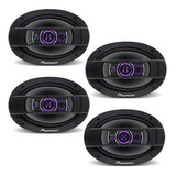 Kit 2 Pares De Alto Falante Pioneer 6x9 Pol 200w Rms O Par