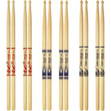 Kit 2 Pares De Baquetas D Bateria Liverpool Nirvana 5a 5b 7a