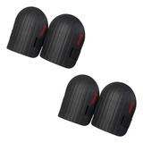 Kit 2 Pares Joelheira Assentamento Piso Ceramicas Cortag Cor Preto