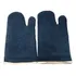 Kit 2 Pares Luva Padeiro Térmica 35cm Padaria Cor Azul Mão De Gato