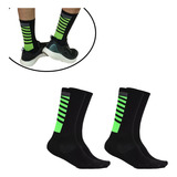 Kit 2 Pares Meia De Compressão Esportiva Corrida Ciclismo