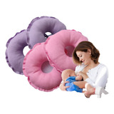 Kit 2 Pares Rosquinha Para Amamentação Bebê Protetor De Seio