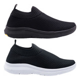 Kit 2 Pares Tênis Meia Feminino Stillus Gola Alta Confort
