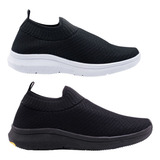 Kit 2 Pares Tênis Meia Stillus Gola Alta Masculino Confort