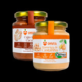Kit 2 Pastas De Castanha Onveg  Cacau  Manteiga De Castanha