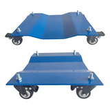 Kit 2 Patins Carrinho Para Mover Veículos Cargas Mudanças