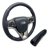 Kit 2 Pc Reveste Alavanca Freio E Volante Chevrolet Onix Ltz