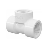 Kit 2 Pc Te Rosca Branco 1 X 3 4 Reducao Roscavel Tigre