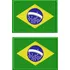 Kit 2 Pçs Bordado Bandeira Brasil Moto Grupo P/jaqueta Ban38