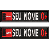 Kit 2 Pçs Bordado Tarja Bandeira Paraíba Motociclista Tar240