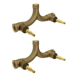 Kit 2 Pçs Misturador Michu Horizontal 4424 3 4x1 2 Deca