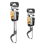Kit 2 Pçs Pegadores Inox Massas Churrasco Salada Legumes Jjb