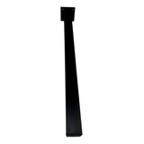 Kit 2 Pé 1 0 M Mesa Tubo Cannes Hairpin Preto Reforçados