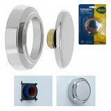 Kit 2 Peças Acabamento Plug C Canopla Cromada Blukit