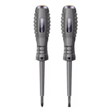 Kit 2 Peças Chave De Fenda Caneta De Teste De Tensão Isolada