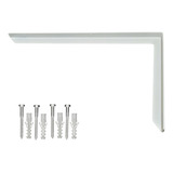 Kit 2 Peças Mão Francesa Cantoneira Reforçada 50 Cm Par